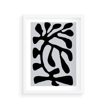 Plakat w ramie 40x50 - Przenikające Refleksje - matisse, sztuka nowoczesna - rama biała