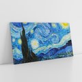Obraz na płótnie 120x60 - "Gwiaździsta noc" (1889) Vincent van Gogh - Reprodukcja - reprodukcja, obraz na płótnie