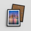 Plakat w ramie 30x40 - Nowy Jork: pulsujące miasto - Nowy Jork, miasto - rama czarna
