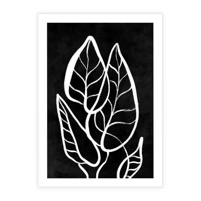 Plakat bez ramy 40x50 - Lustrzane Odbicie - mroczna sztuka, minimalizm
