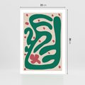 Plakat bez ramy 21x30 - Boho Widoki - abstrakcyjny obraz, plakat