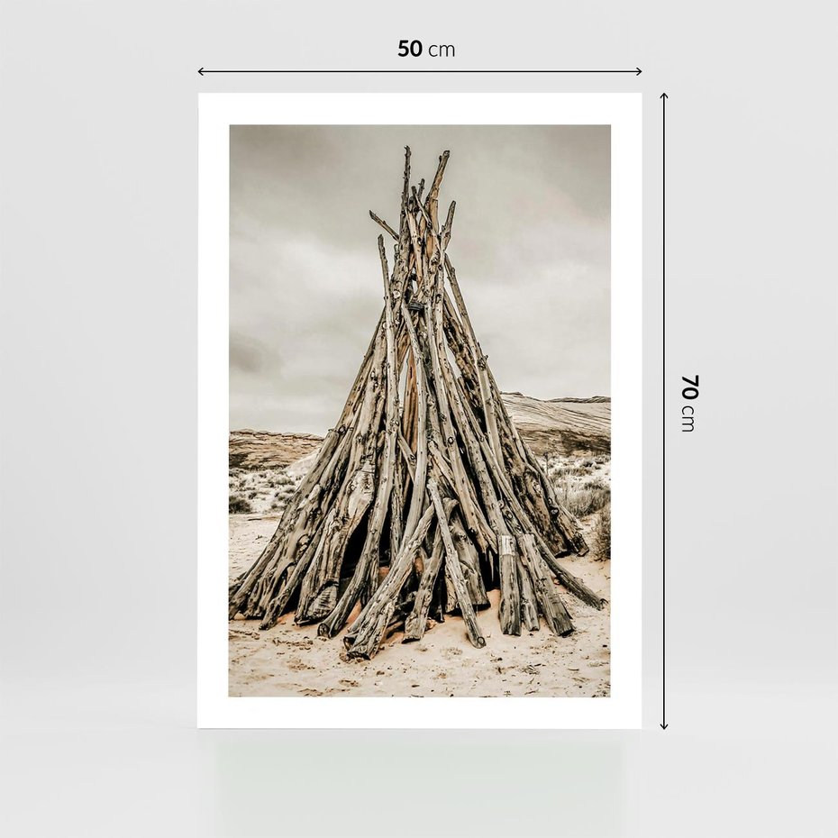 Plakat bez ramy 50x70 - Ciepło Przeszłości - retro fotograia, odcienie sepii