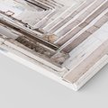 Obraz na płótnie 80x80 - Urokliwa uliczka w perspektywie - uliczka, perspektywa