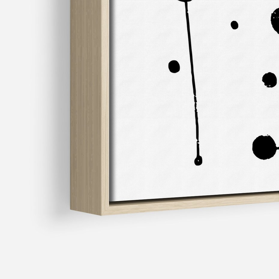 Obraz w ramie 50x70 - Złudne Odbicia - abstrakcja, minimalizm - rama drewno