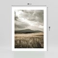 Plakat bez ramy 40x50 - Nostalgiczny Krajobraz - pole, krajobraz