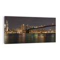 Obraz na płótnie 140x70 - Most nad nowojorską panoramą - most, Nowy Jork