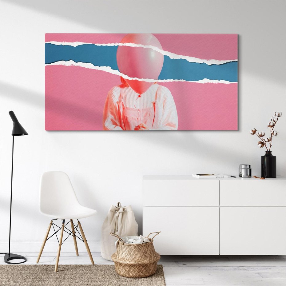 Obraz na płótnie 120x60 - Kolaż Wyobraźni - kolaż zdjęć, styl retro