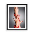 Plakat w ramie 40x50 - Manicure i Pedicure - Piękno Paznokci - manicure, pedicure - rama czarna