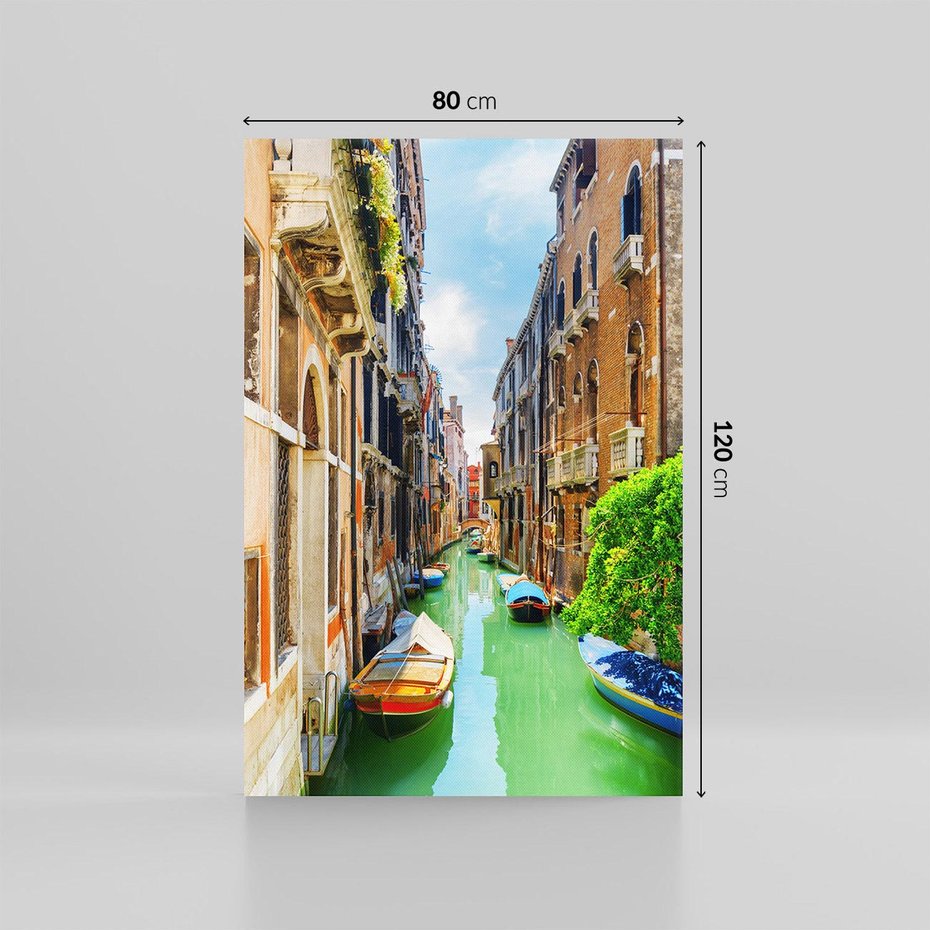 Obraz na płótnie 80x120 - Wenecja: romantyczne miasto wodnych dróg - Wenecja, Włochy