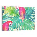Obraz na płótnie 100x70 - Egzotyczna Przygoda - tropikalne, liście