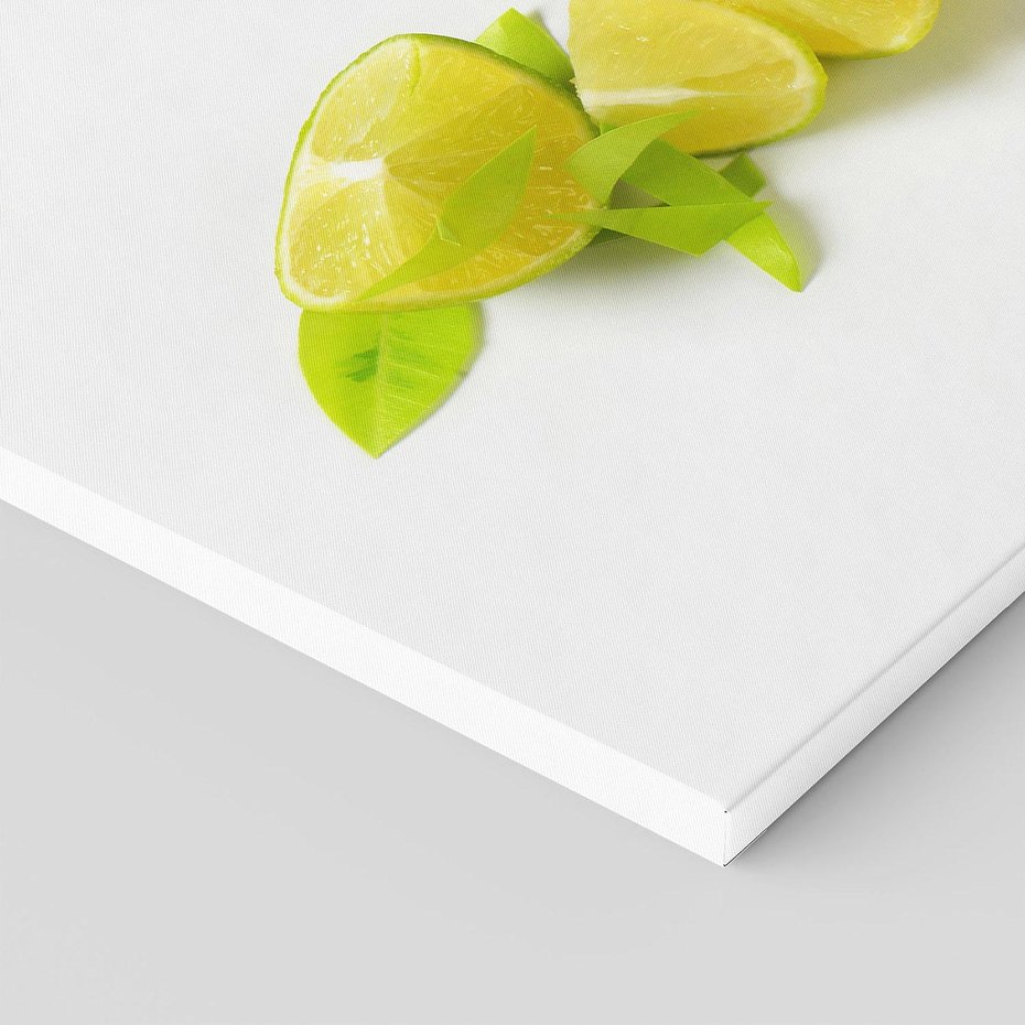 Obraz na płótnie 70x50 - owocowa eksplozja - limonki, owoce