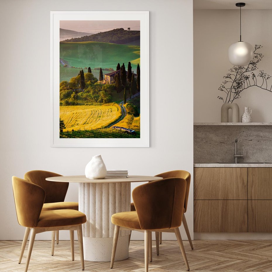 Plakat bez ramy 40x50 - Pejzaż w perspektywie - pejzaż, perspektywa