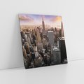 Obraz na płótnie 80x80 - Pulsujące serce USA - NY, Nowy Jork
