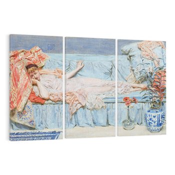 Obraz na płótnie 120x80 - "Lilie" (1866) Albert Joseph Moore - reprodukcja, obraz na płótnie