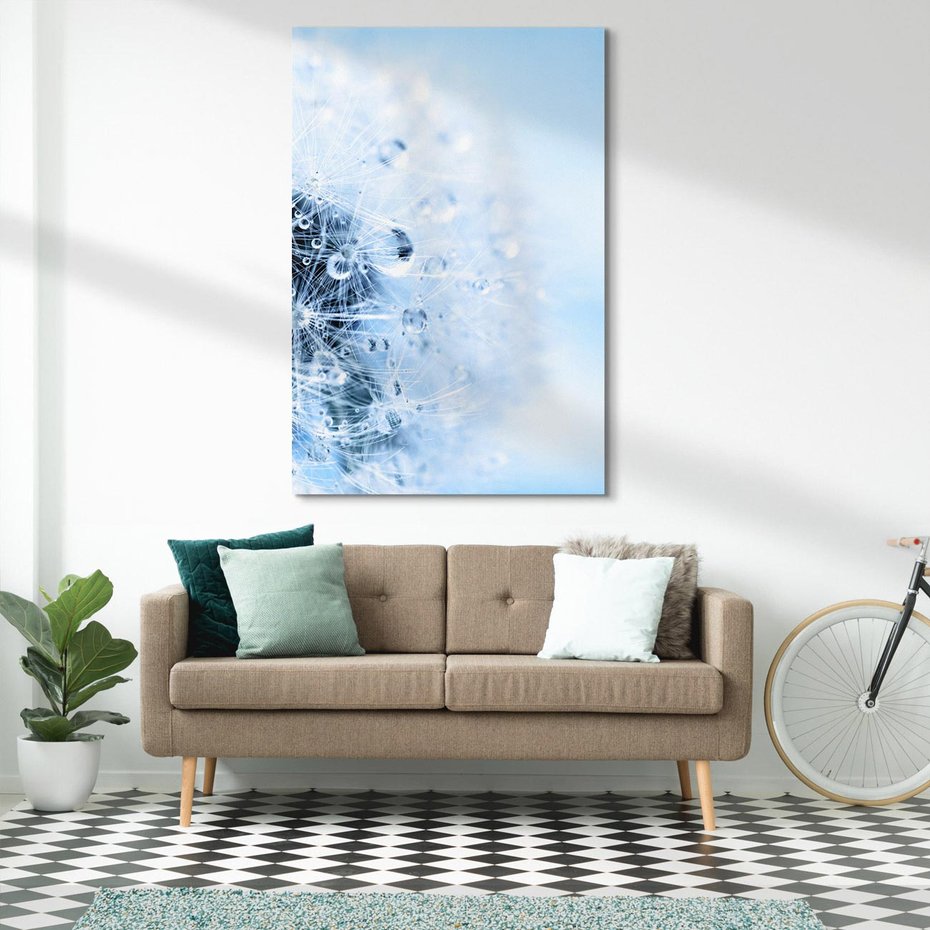 Obraz na płótnie 80x120 - Kwiatowa abstrakcja - abstrakcja, kwiat