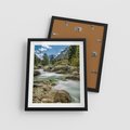 Plakat w ramie 40x50 - Górski strumyk w harmonii - strumyk, górski - rama czarna