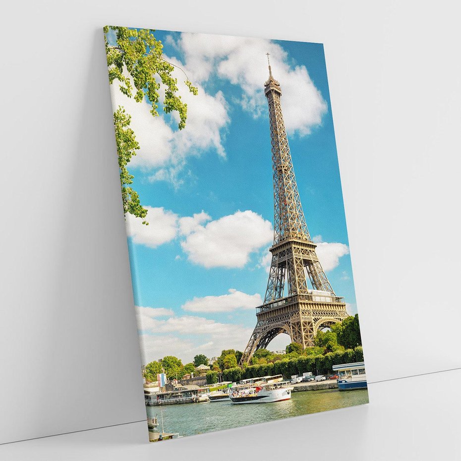 Obraz na płótnie 70x100 - Paryż Eiffla - Paryż, Eiffla
