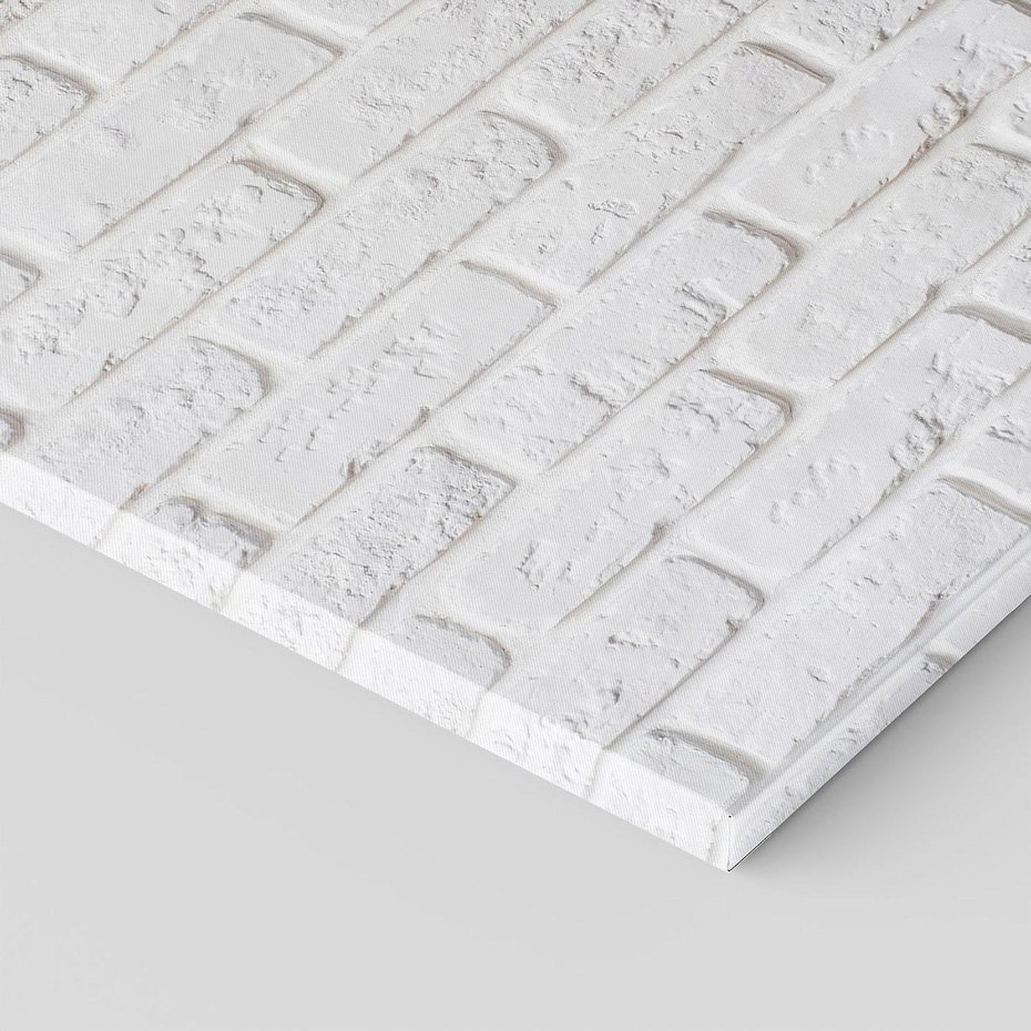 Obraz na płótnie 30x30 - Wymiarowa Struktura - ściana, cegła