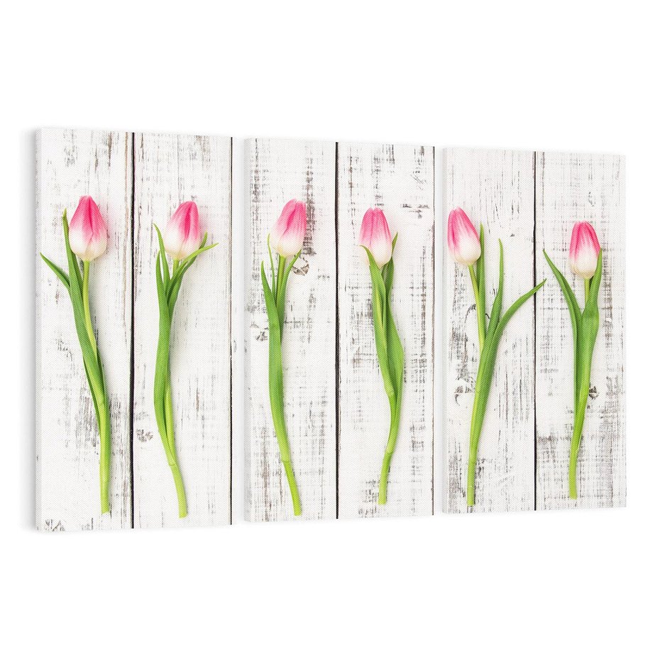 Obraz na płótnie 120x80 - Kwintesencja Piękna - kwiaty, tulipany