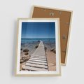 Plakat w ramie 50x70 - Oaza spokoju - plaża, morze - rama drewno