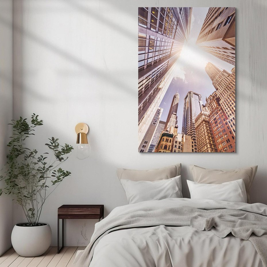 Obraz na płótnie 50x70 - Oczami artysty - miasto, perspektywa