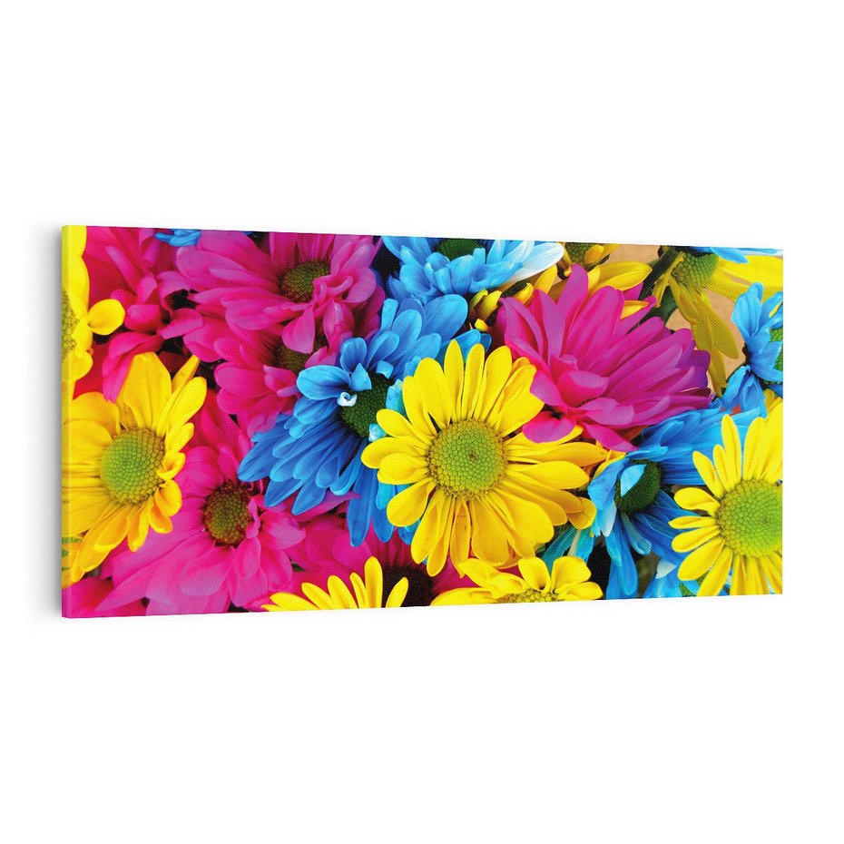 Obraz na płótnie 100x50 - Kwiatowy Świat - kwiat, kwiaty