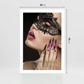 Plakat bez ramy 50x70 - Piękno na tipsach - beauty, manicure