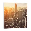 Obraz na płótnie 30x30 - Nowojorska Skyline - Manhattan, Nowy Jork