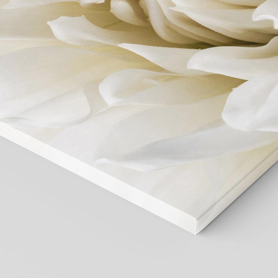 Obraz na płótnie 100x70 - Białe Kwiaty Delikatności - białe, kwiaty