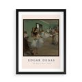 Plakat w ramie 50x70 - Elegancja Baletu - Edgar Degas, reprodukcja obrazu - rama czarna