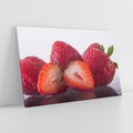 Obraz na płótnie 120x80 - Truskawki Słodki Raj - truskawki, owoce