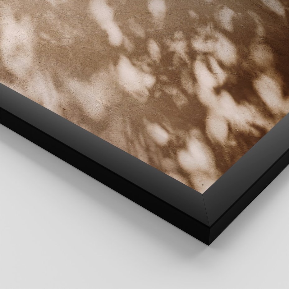 Zestaw obrazy w ramie 30x40 galeria - Kawa, jesień, brąz - rama czarna