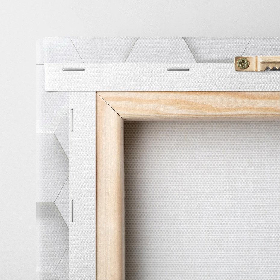 Obraz na płótnie 120x40 - Intrygujący Wymiar - geometria, 3D