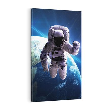 Obraz na płótnie 80x120 - Kosmiczna przygoda - kosmos, astronauta