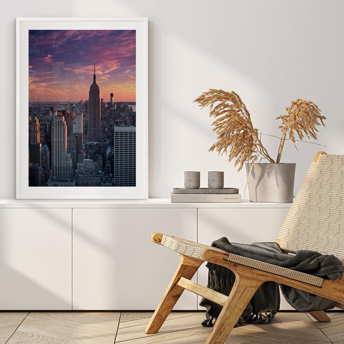 Plakat bez ramy 21x30 - Nowy Jork - Błyskawice Manhattanu - Nowy Jork, Manhattan