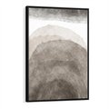 Obraz w ramie 70x100 - Przenikające Kształty - rozmyte cienie, abstrakcja - rama czarna