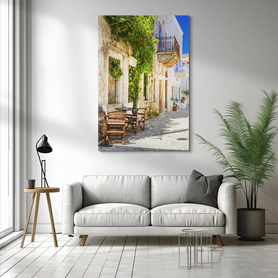 Obraz na płótnie 50x70 - Zaklęta Przestrzeń - uliczka, perspektywa