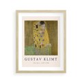 Plakat w ramie 40x50 - Sztuka Klimta - gustav klimt, pocałunek - rama drewno