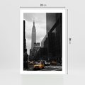 Plakat bez ramy 21x30 - Nowy York, taksówka w ruchu - Nowy York, taksówka