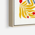 Obraz w ramie 50x70 - Zebra w Nowoczesności - abstrakcyjna nowoczesna grafika, pośrodku zebra - rama drewno