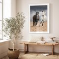 Plakat bez ramy 30x40 - Siła koni w galopie - konie, galop