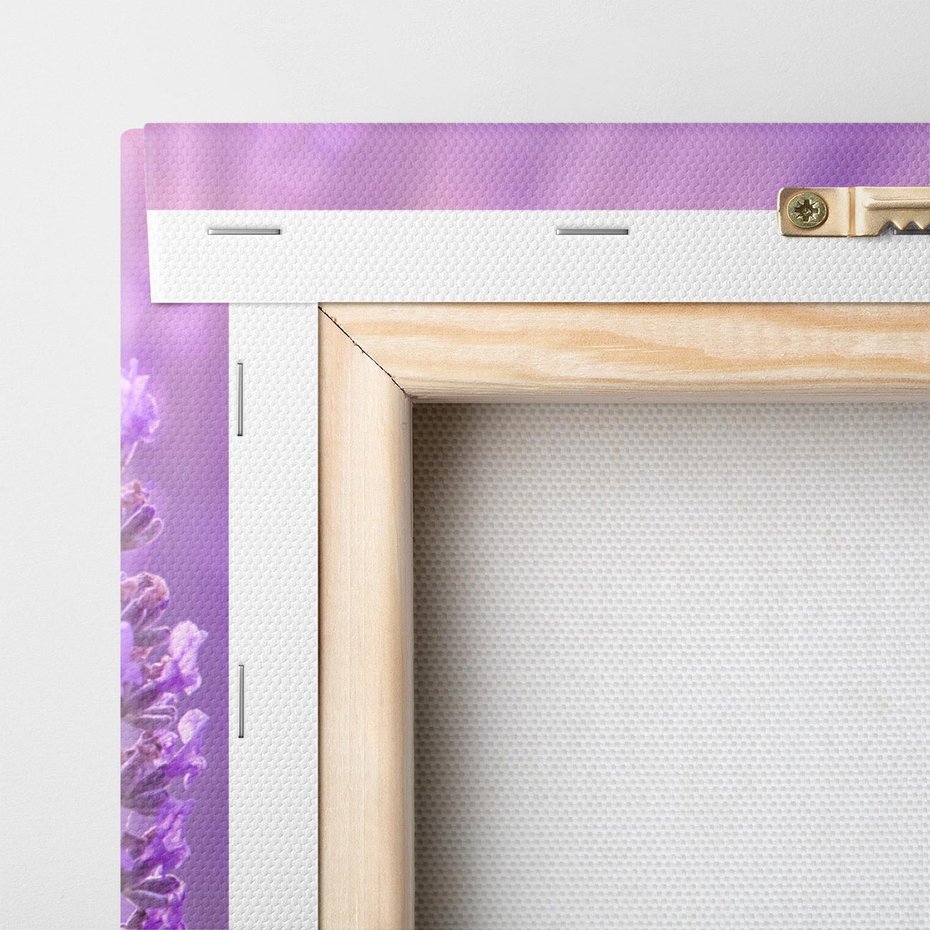 Obraz na płótnie 30x30 - Fioletowa harmonia lawendy - lawenda, fiolet