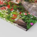 Obraz na płótnie 60x60 - miasto w kolorach - uliczka, miasto