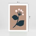 Plakat bez ramy 21x30 - Rozbijające Granice - abstrakcyjny obraz, plakat