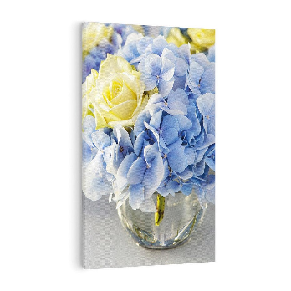 Obraz na płótnie 50x70 - Różany Bukiet - bukiet, kwiaty