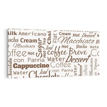 Obraz na płótnie 120x60 - Kawa w Stylu Coffee - kawa, coffee