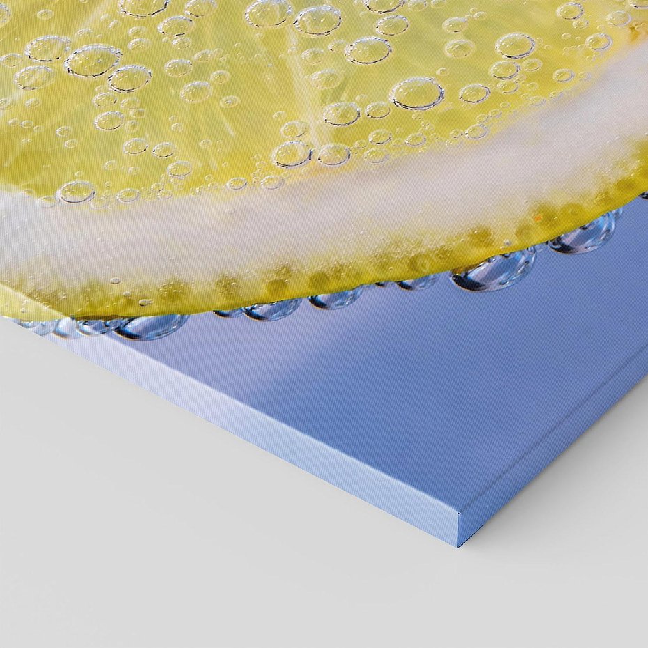 Obraz na płótnie 120x80 - Cytryna - Żółte Orzeźwienie - cytryna, owoce