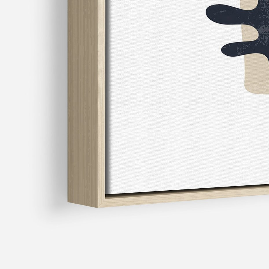 Obraz w ramie 50x70 - Opowieść Przenikających Energii - inspiracja mattise, abstrakcja - rama drewno