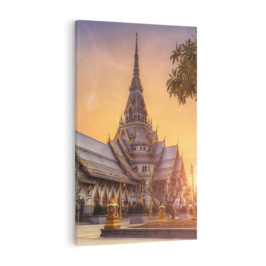 Obraz na płótnie 70x100 - Klasztor: Spokój Wschodnich Przestrzeni - klasztor, Azja