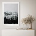 Plakat bez ramy 21x30 - Zimowe Uroki Gór - góry ośnieżone, krajobraz górski